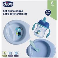 Chicco Let's Get Started dinnerware set 6m+ Blue