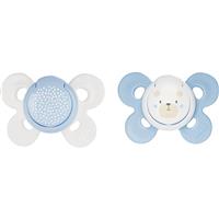 Chicco Physio Comfort 2-6 m dummy Boy-Bear/Dots 2 pc