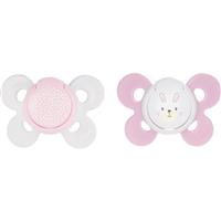 Chicco Physio Comfort 2-6 m dummy Girl-Dots/Rabbit 2 pc