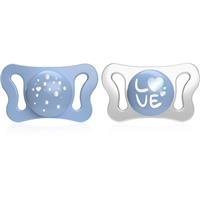 Chicco Physio Micro 0-2 m dummy Blue 2 pc