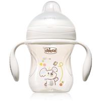 Chicco Transition Cup 4m+ training cup with handles Grey 200 ml