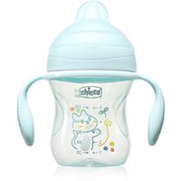 Chicco Transition Cup 4m+ training cup with handles Teal 200 ml