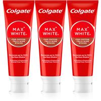 Colgate Max White One Coffee, Tea & Wine whitening toothpaste 3x75 ml