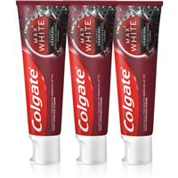 Colgate Max White Charcoal whitening toothpaste 3 x 75 ml