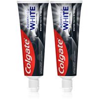 Colgate Advanced White whitening toothpaste with activated charcoal 2x75 ml