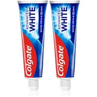 Colgate Advanced White whitening toothpaste for stains on tooth enamel 2x75 ml