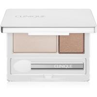 Clinique All About Shadow Duo duo eye shadow shade Ivory Bisque/Bronze Satin - Shimmer 1,7 g