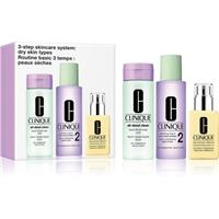 Clinique 3 Steps Skincare Systeme Dry Skin Types gift set for dry skin