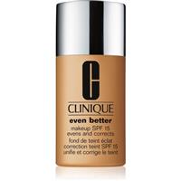 Clinique Even Better Makeup SPF 15 Evens and Corrects corrective foundation SPF 15 shade WN 100 Deep Honey 30 ml