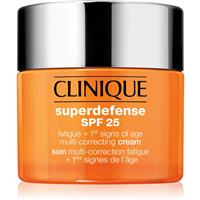 Clinique Superdefense SPF 25 Fatigue + 1st Signs Of Age Multi-Correcting Cream moisturiser for the first signs of ageing for dry and combination skin