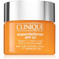 Clinique Superdefense SPF 25 Fatigue + 1st Signs Of Age Multi-Correcting Cream moisturiser for the first signs of ageing for oily and combination ski