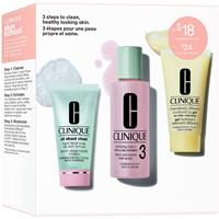 Clinique 3 Steps Skin Care Kit Skin Type 3 gift set for oily and combination skin
