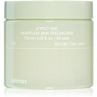 celimax Ji Woo Gae Heartleaf BHA Peeling Pad exfoliating pads with soothing effect 60 pc