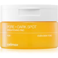 celimax Pore+Dark Spot Brightening Pad toner pads for radiance and hydration 40 pc