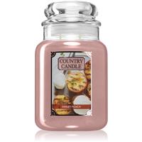 Country Candle Sweet Peach scented candle 680 g