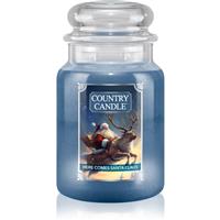 Country Candle Here Comes Santa Claus scented candle 680 g
