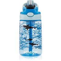 Contigo Easy Clean bottle for water for children Blue Sharks 420 ml