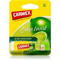 Carmex Lime Twist moisturising lip balm stick SPF 15 4.25 g
