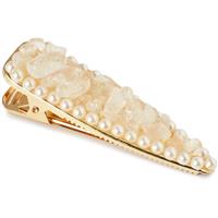 Crystallove Clear Quartz Hair Clip hair pins 1 pc
