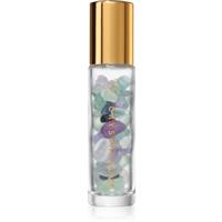 Crystallove Fluorite Rainbow Oil Bottle roll-on with crystals refillable 10 ml