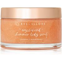 Crystallove Rose Quartz Shimmer Body Scrub body scrub 200 g