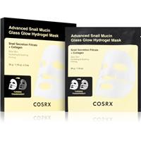 Cosrx Advanced Snail Mucin Glass Glow Hydrogel Mask revitalising hydrogel mask with snail extract to even out skin tone 3 pc
