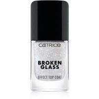 Catrice Broken Glass Effect Top Coat top coat with glitter shade 050 Sparkling Reflection 10.5 ml