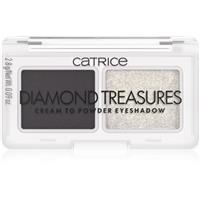 Catrice Diamond Treasures duo eye shadow shade 030 Smokey Diamond 2.8 g