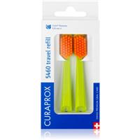 Curaprox Travel Set 2-pack travel set replacement heads Green 2 pc