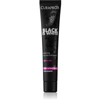 Curaprox Black is White whitening toothpaste with activated charcoal and hydroxyapatite flavour Fresh Lime-Mint 90 ml