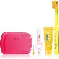 Curaprox Travel Set travel set for teeth, tongue and gums Magenta