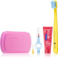 Curaprox Travel Set travel set for teeth, tongue and gums Pink