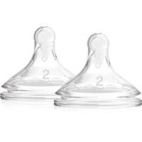 Dr. Brown's Options+ Wide-Neck Level 2 baby bottle teat 3 m+ 2 pc