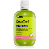 DevaCurl No-Poo Blue moisturising shampoo for curly and wavy hair neutralising brass tones 355 ml