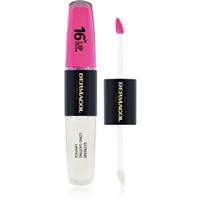 Dermacol 16H Lip Colour long-lasting lipstick and lip gloss shade 18 Cotton Candy 2x4 ml