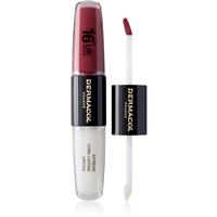 Dermacol 16H Lip Colour long-lasting lipstick and lip gloss shade 28 Royal Peony 2x4 ml