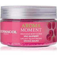 Dermacol Aroma Moment Wild Raspberry sugar body scrub with raspberry aroma 200 g