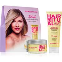 Dermacol Hair Boost Blonde gift set for blonde hair