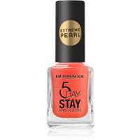 Dermacol 5 Day Stay Extreme Pearl nail polish with pearl shine shade 3 11 ml