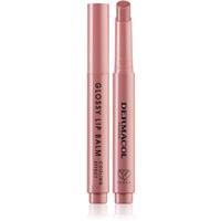 Dermacol Glossy Lip Balm nourishing lip gloss with cooling effect fragrance 01 Vanilla 2.2 g
