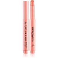 Dermacol Beauty Stick Glossy Lip Balm nourishing lip gloss with cooling effect fragrance 03 Peach 2.2 g
