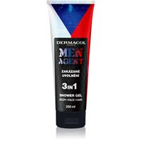 Dermacol Men Agent Ice Hockey shower gel for men 3-in-1 250 ml