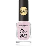 Dermacol Infinity 5 Day Stay long-lasting nail polish shade 64 Pearl 11 ml