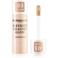 Dermacol Infinity Healthy Glow liquid foundation SPF 10 shade 03 Sand 20 g