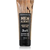 Dermacol Men Agent Sensitive Feeling shower gel 3-in-1 250 ml