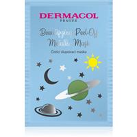 Dermacol Beautifying Peel-Off Metallic Mask peel-off mask for deep cleansing 15 ml