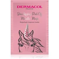 Dermacol Beautifying Peel-Off Metallic Mask peel-off mask with a brightening effect 15 ml