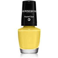 Dermacol Mini nail polish shade 01 Pastel Sun 5 ml