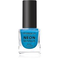 Dermacol Neon Mania nail polish shade 6 Azure Aqua 5 ml