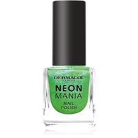 Dermacol Neon Mania nail polish shade 8 Lime Splash 5 ml